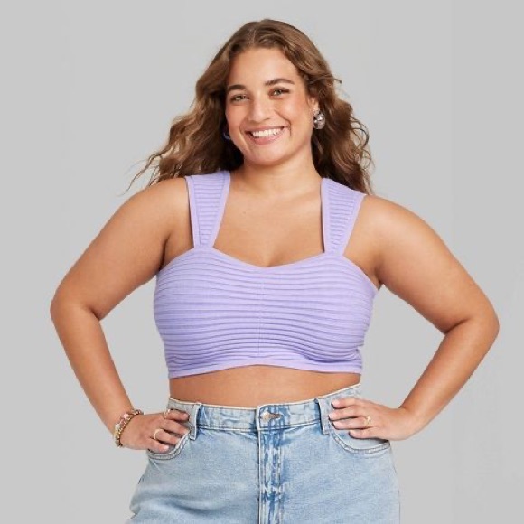 Wild Fable Sweater Tiny Bra Top - Picture 2 of 9